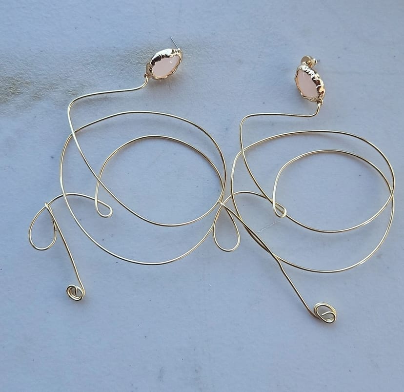 The Pastel Scribble Hoops - Image 1